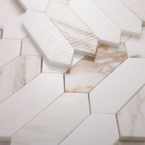 Elongated Hex Calacatta