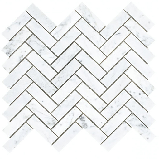 Chevron Long Carrara