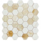 Hexagon Onyx Ivory Honed 2 x 2